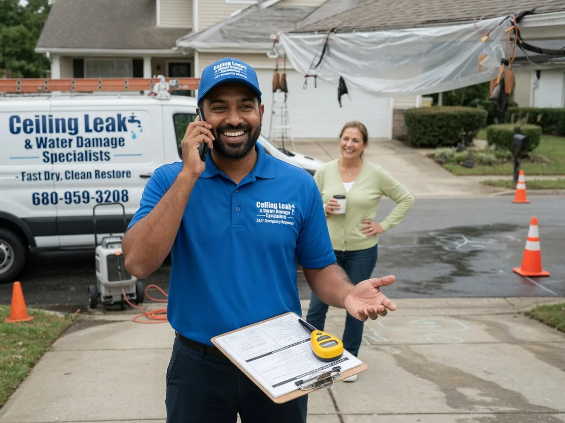 Ceiling Leak Cleanup Kennard, TX FAQs